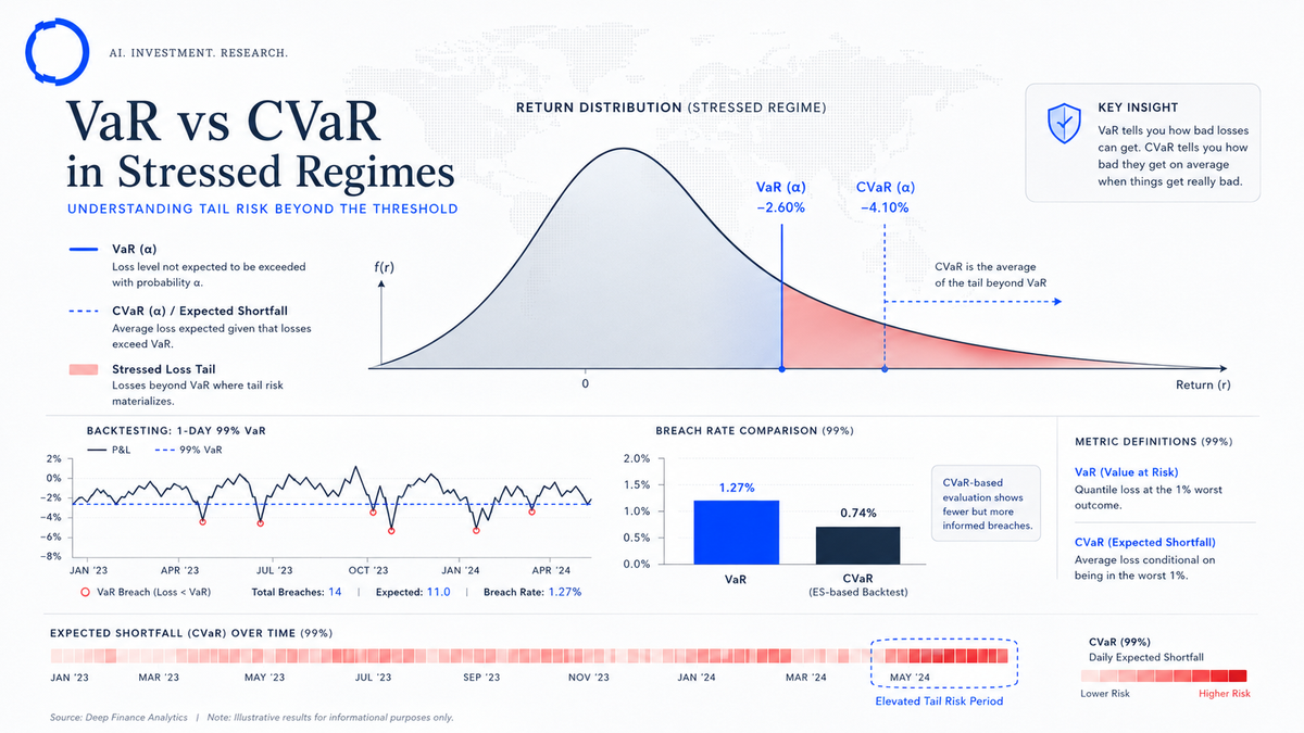 VaR vs. CVaR in stressed regimes: a 2008/2020 benchmark